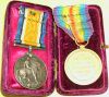 WilliamFahy_BritishWarMedal_VictoryMedal_Rear